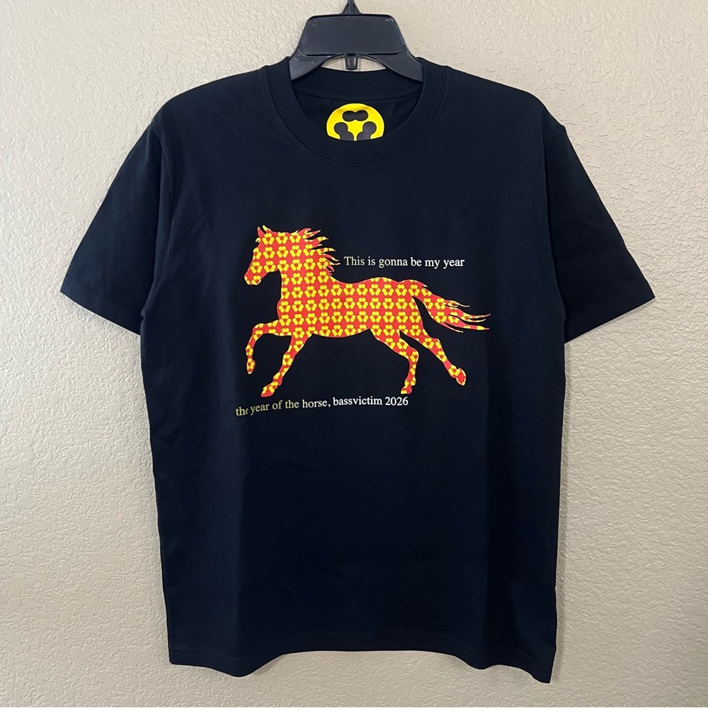Bassvictim Year of The Horse T-shirt Medium